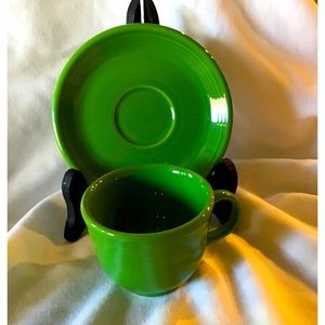 NWOT Shamrock Fiesta ware Cup and Saucer